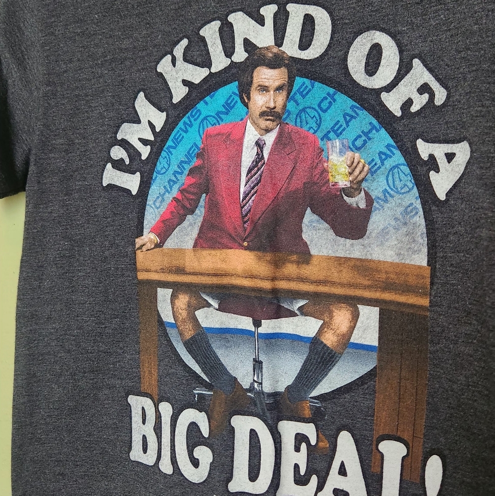 Ron Burgundy Tee Women's Small - Picture 2 of 4